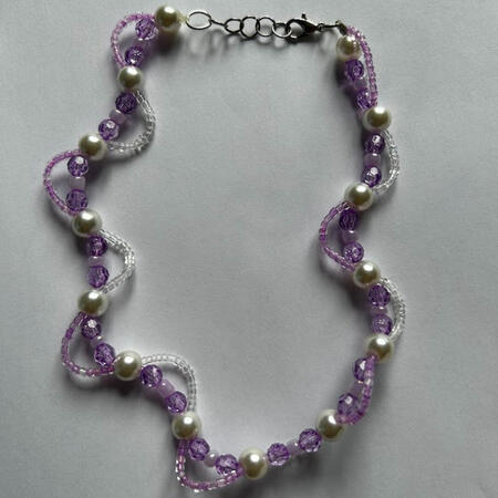 | Spiral Purple Necklace | $5 |