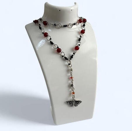 | Red Moth Necklace | $20 |